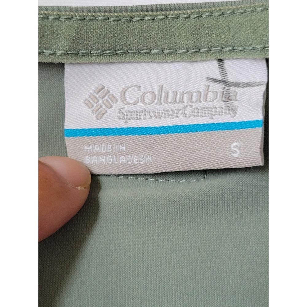 Columbia Dress Drop Waist Drawstring Cap Sleeve Pockets Women's Performance Sz S - Picture 4 of 10